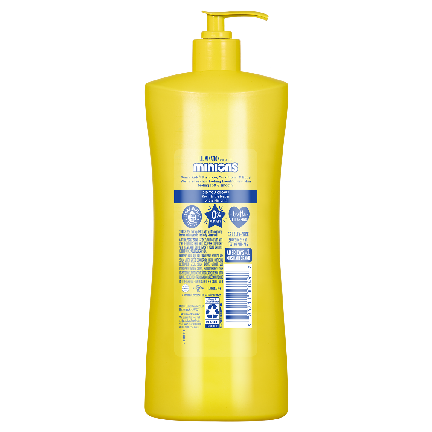 Minions 3-In-1 Shampoo, Conditioner, & Body Wash