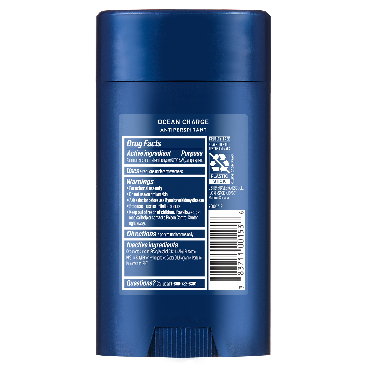 Ocean Charge Men's Antiperspirant Deodorant