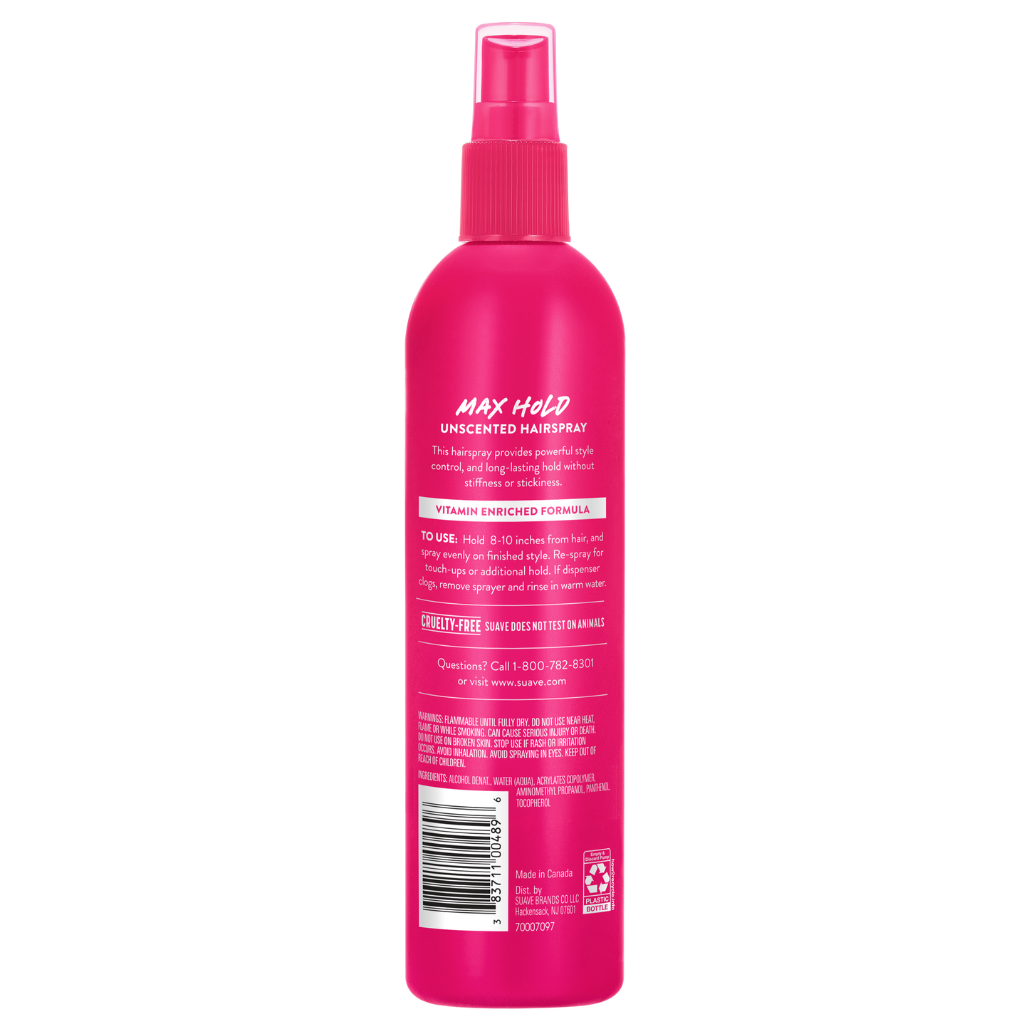 Max Hold Unscented Non-Aerosol Hairspray