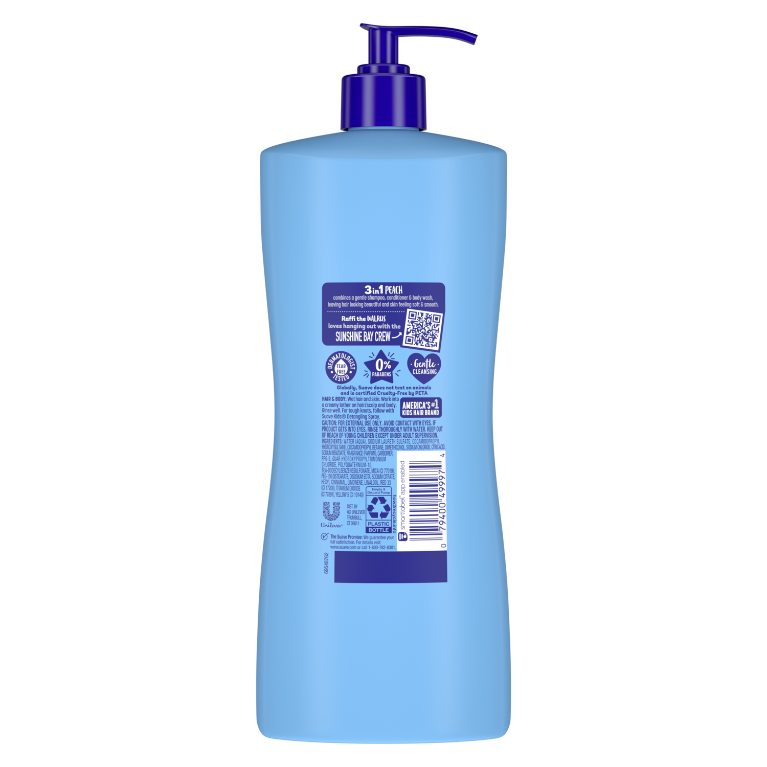 Peach 3-in-1 Shampoo, Conditioner, Body Wash