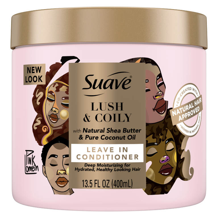 Lush & Coily Leavein Conditioner Suave® Suave Brands Co.
