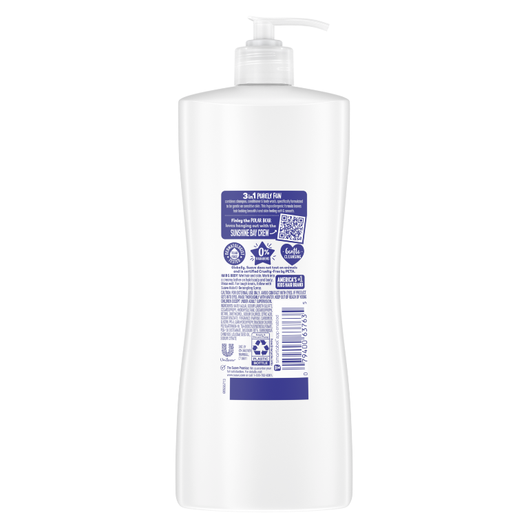 Purely Fun Moisturizing 3-in-1 Shampoo, Conditioner, Body Wash