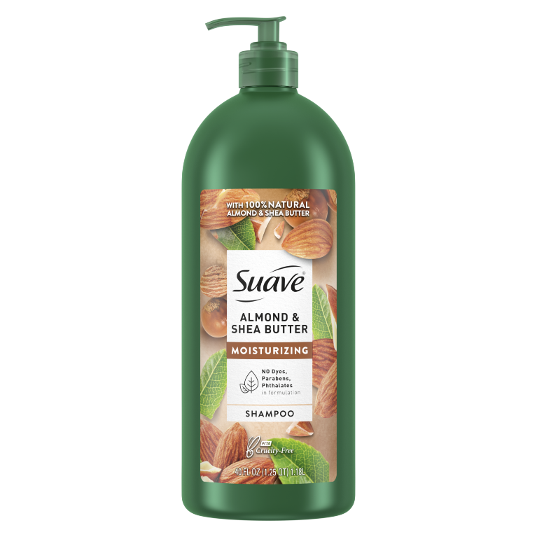 Suave Professionals Shampoo Mit Mandel & Sheabutter – 12.6 Oz, Für Trockenes, Geschädigtes Haar