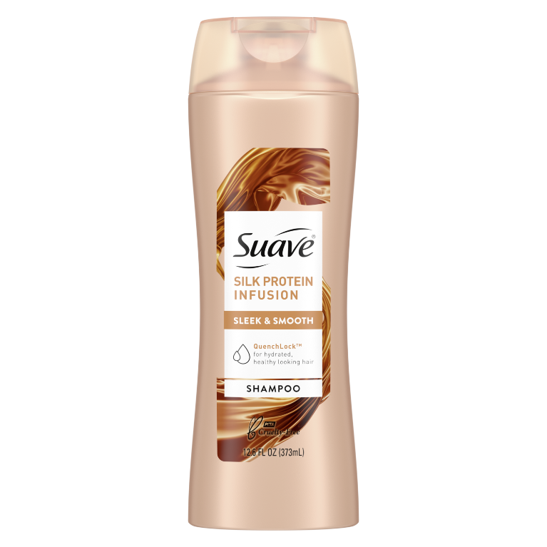 Silk Protein Infusion Sleek Smooth Shampoo Suave Suave