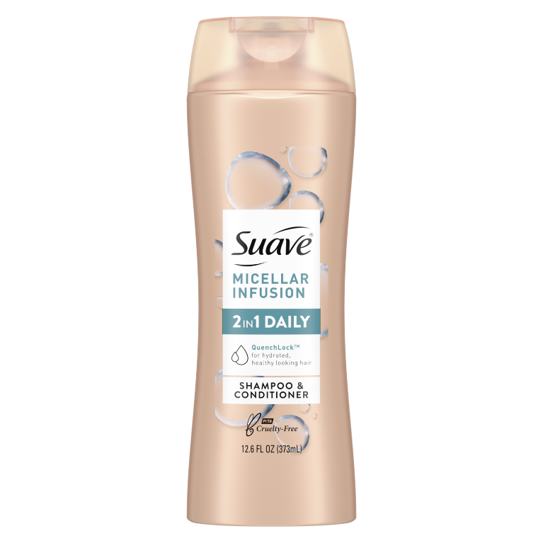 Micellar Infusion 2 in 1 Shampoo and Conditioner | Suave