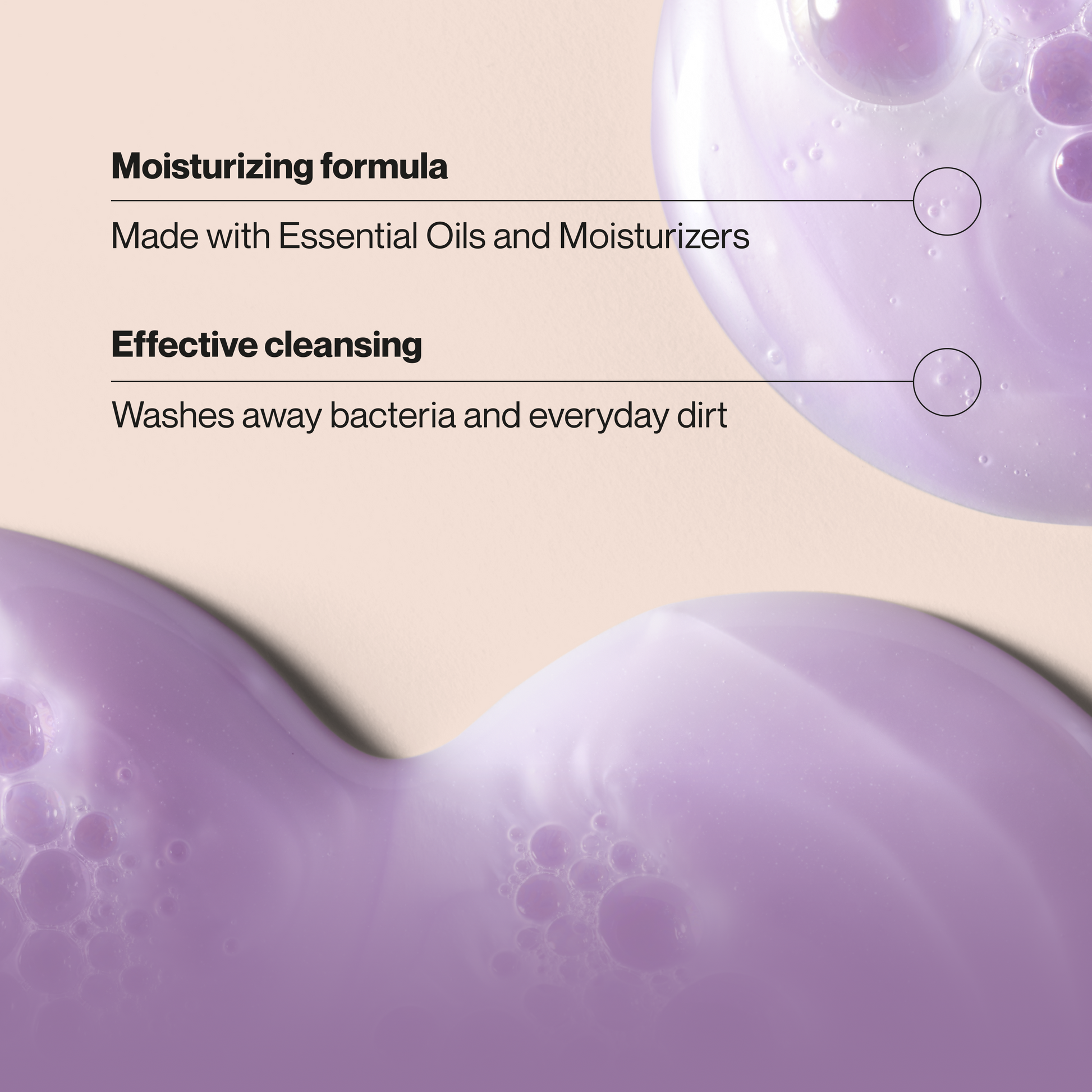 Jabón de manos Suave de té blanco y lavanda, fórmula hidratante con pH equilibrado para una piel suave y tersa, 12 ml