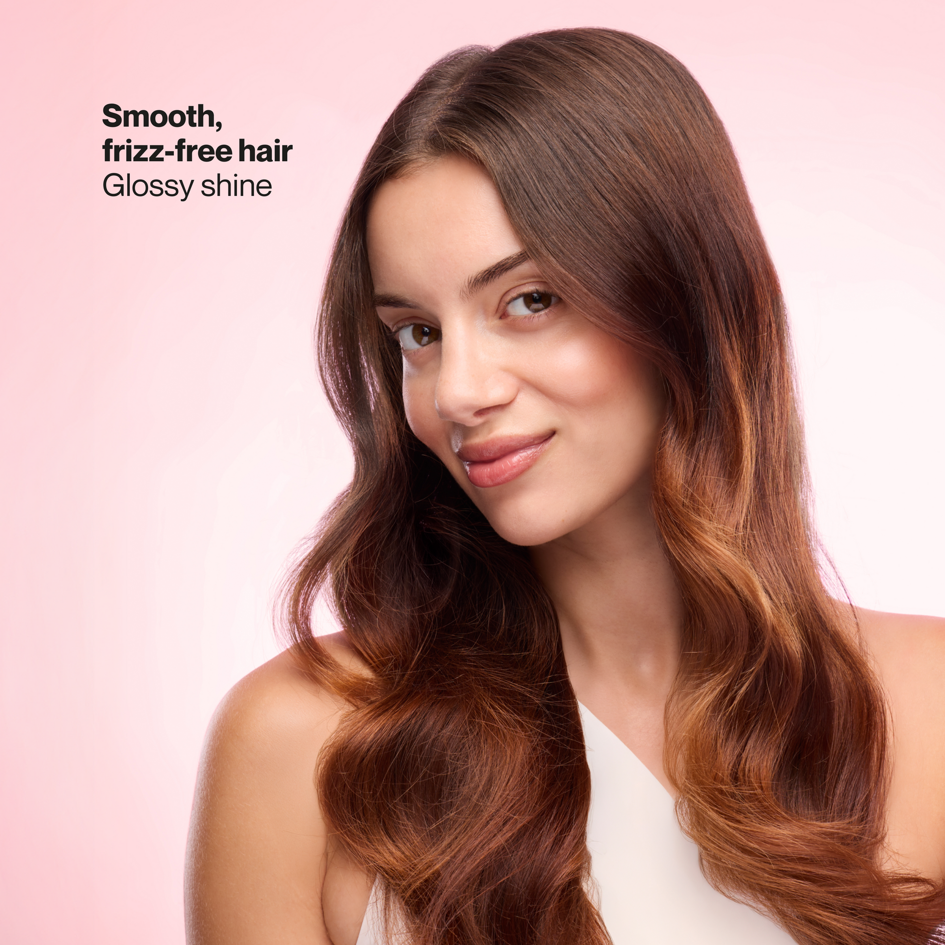 Suave Hydra Gloss Sulfate-Free 5-Min Hair Gloss with Glycolic Acid & Camellia Flower Oil, Rinse-Off Glaze for Silky, Shiny Hair, 8 FL OZ