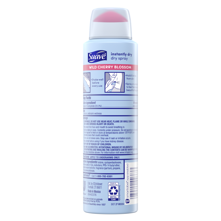 
                  
                    Wild Cherry Blossom Dry Spray Antiperspirant Deodorant
                  
                