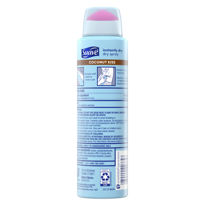 Coconut Kiss Dry Spray Antiperspirant Deodorant