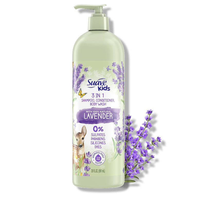 3-in-1 Shampoo with 100% Natural Lavender Suave® – Suave Brands