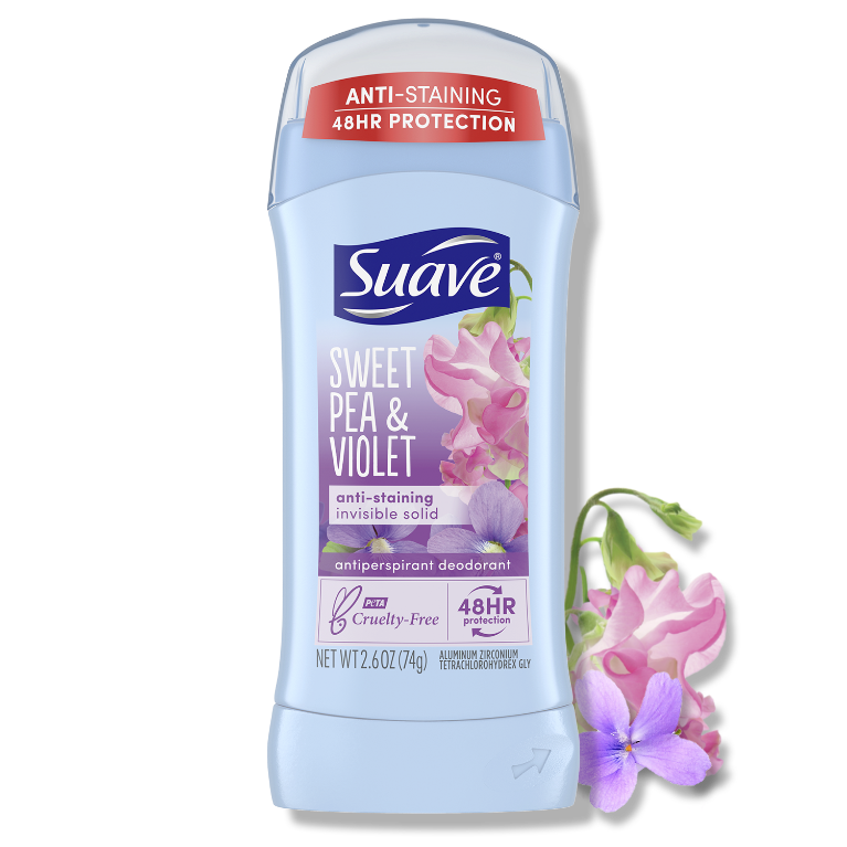 
                  
                    Sweet Pea & Violet Invisible Solid Antiperspirant Deodorant Stick
                  
                