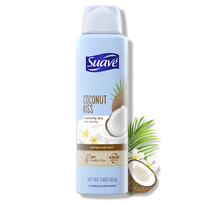 Coconut Kiss Dry Spray Antiperspirant Deodorant