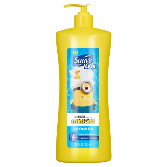 Minions 3-In-1 Shampoo, Conditioner, & Body Wash