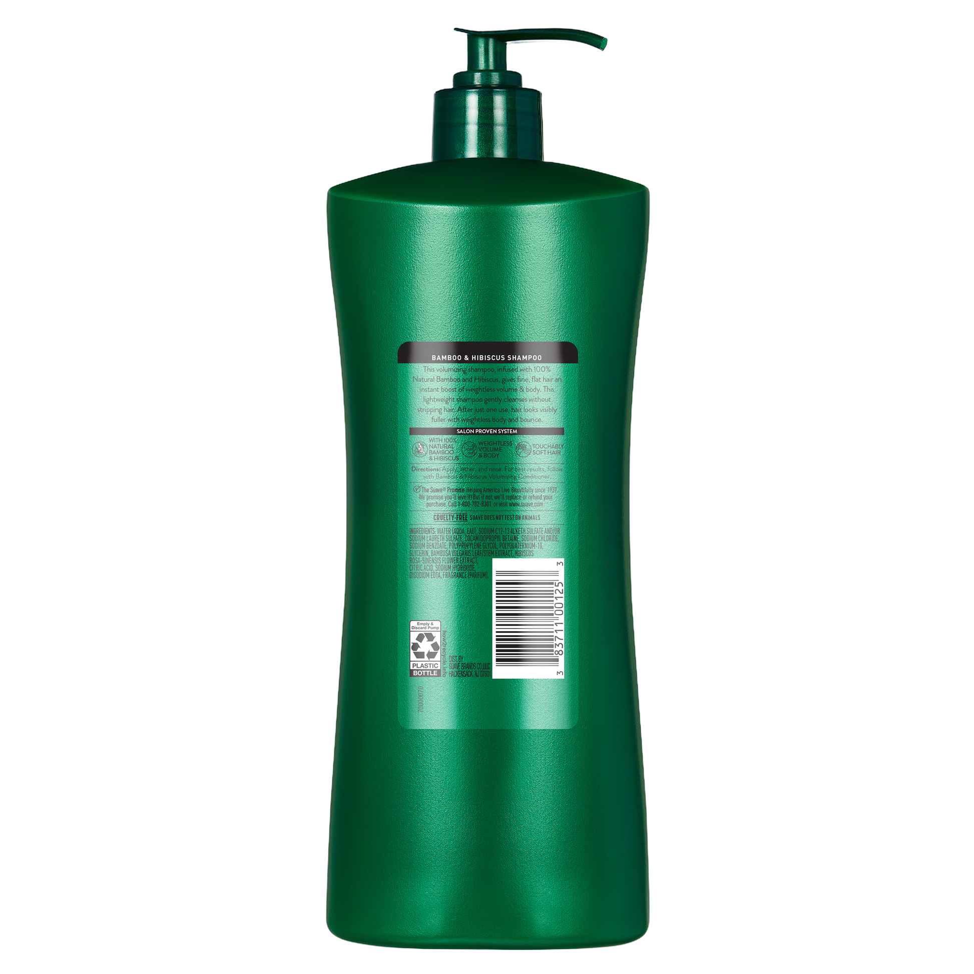 shampoo bambus Bamboo & Hibiscus Volumizing Shampoo – Suave Brands Co