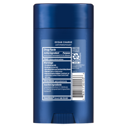 Ocean Charge Men's Antiperspirant Deodorant