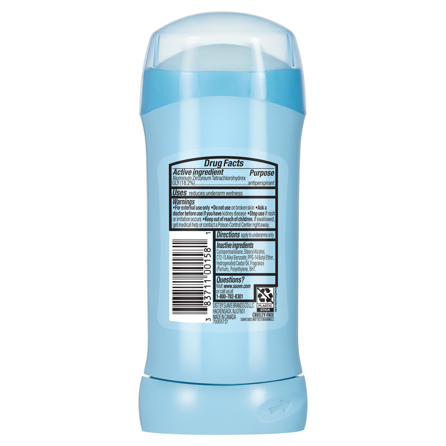 Lavender & Vanilla Invisible Solid Antiperspirant Deodorant Stick