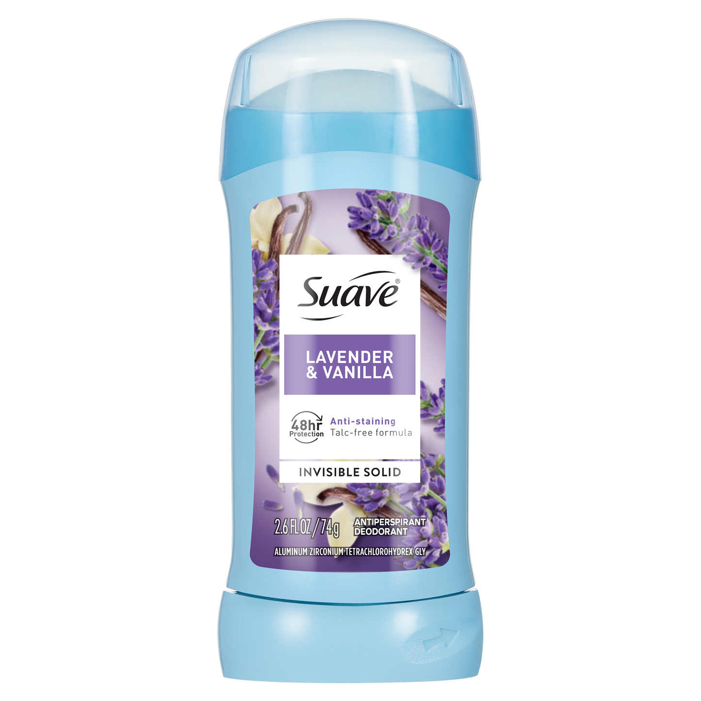 Lavender & Vanilla Invisible Solid Antiperspirant Deodorant Stick