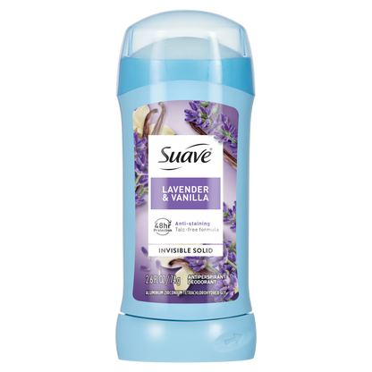 Lavender & Vanilla Invisible Solid Antiperspirant Deodorant Stick