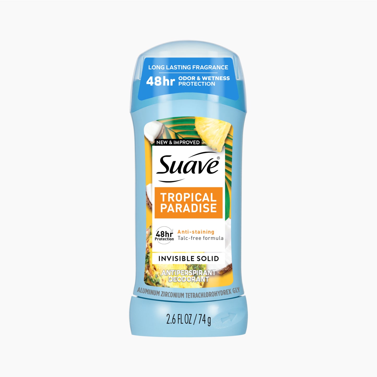 Tropical Paradise Invisible Solid Antiperspirant Deodorant Stick