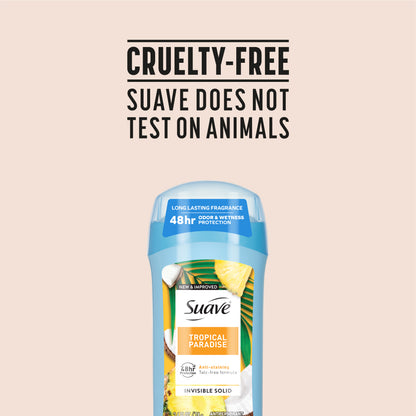 Tropical Paradise Invisible Solid Antiperspirant Deodorant Stick