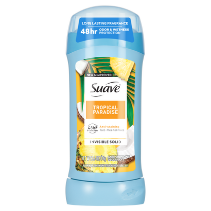Tropical Paradise Invisible Solid Antiperspirant Deodorant Stick