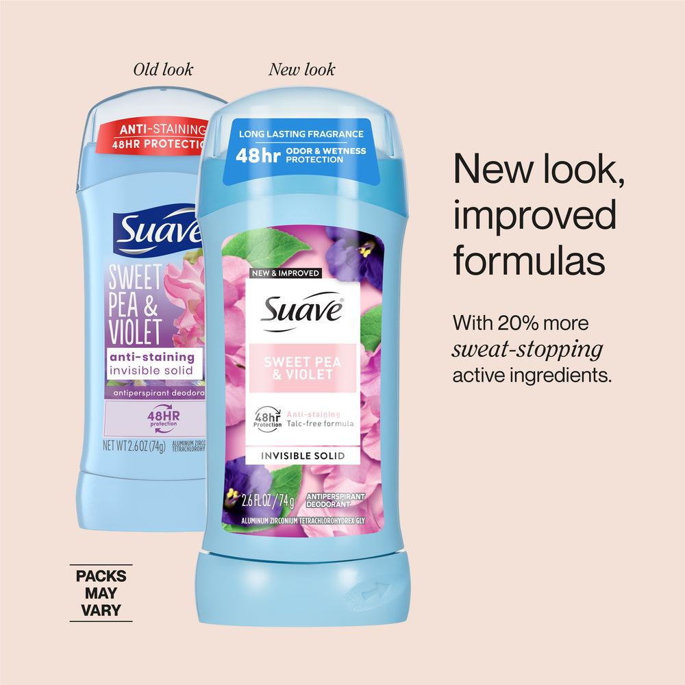 
                  
                    Sweet Pea & Violet Invisible Solid Antiperspirant Deodorant Stick
                  
                