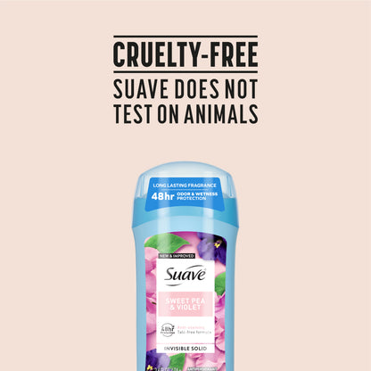 Sweet Pea & Violet Invisible Solid Antiperspirant Deodorant Stick