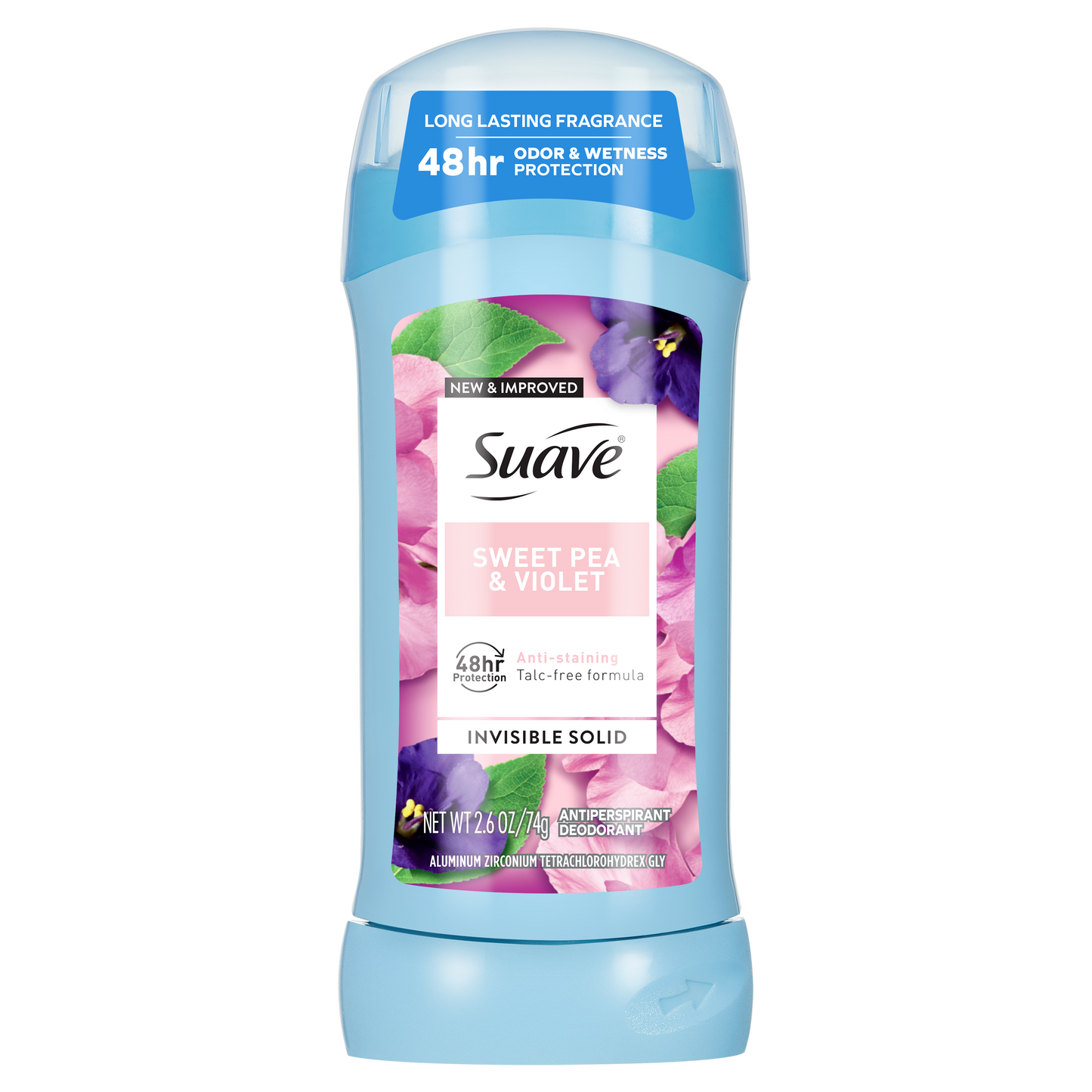 Sweet Pea & Violet Invisible Solid Antiperspirant Deodorant Stick