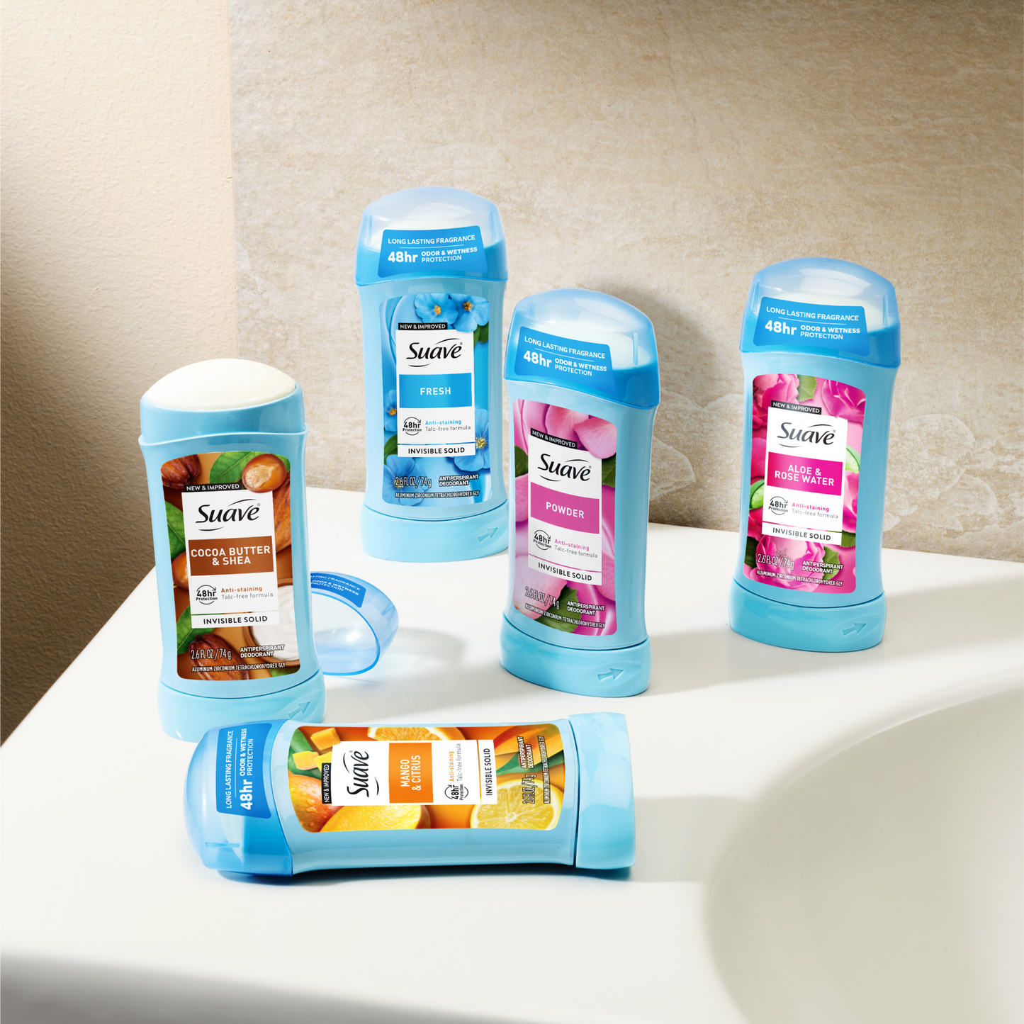 
                  
                    Powder Invisible Solid Antiperspirant Deodorant Stick
                  
                