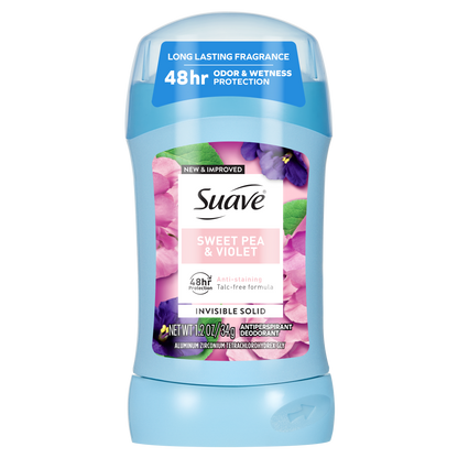 Sweet Pea & Violet Invisible Solid Antiperspirant Deodorant Stick