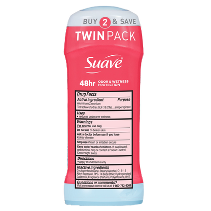 Wild Cherry Blossom Invisible Solid Antiperspirant Deodorant Stick