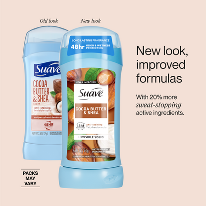 Cocoa Butter & Shea Invisible Solid Antiperspirant Deodorant