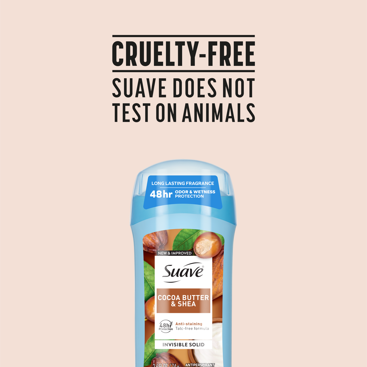 Cocoa Butter & Shea Invisible Solid Antiperspirant Deodorant