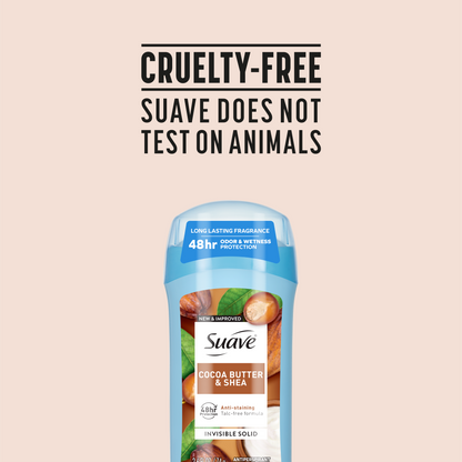 Cocoa Butter & Shea Invisible Solid Antiperspirant Deodorant