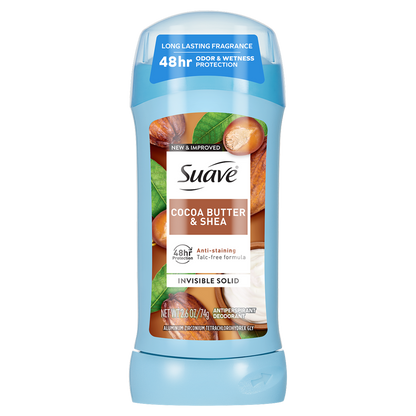 Cocoa Butter & Shea Invisible Solid Antiperspirant Deodorant
