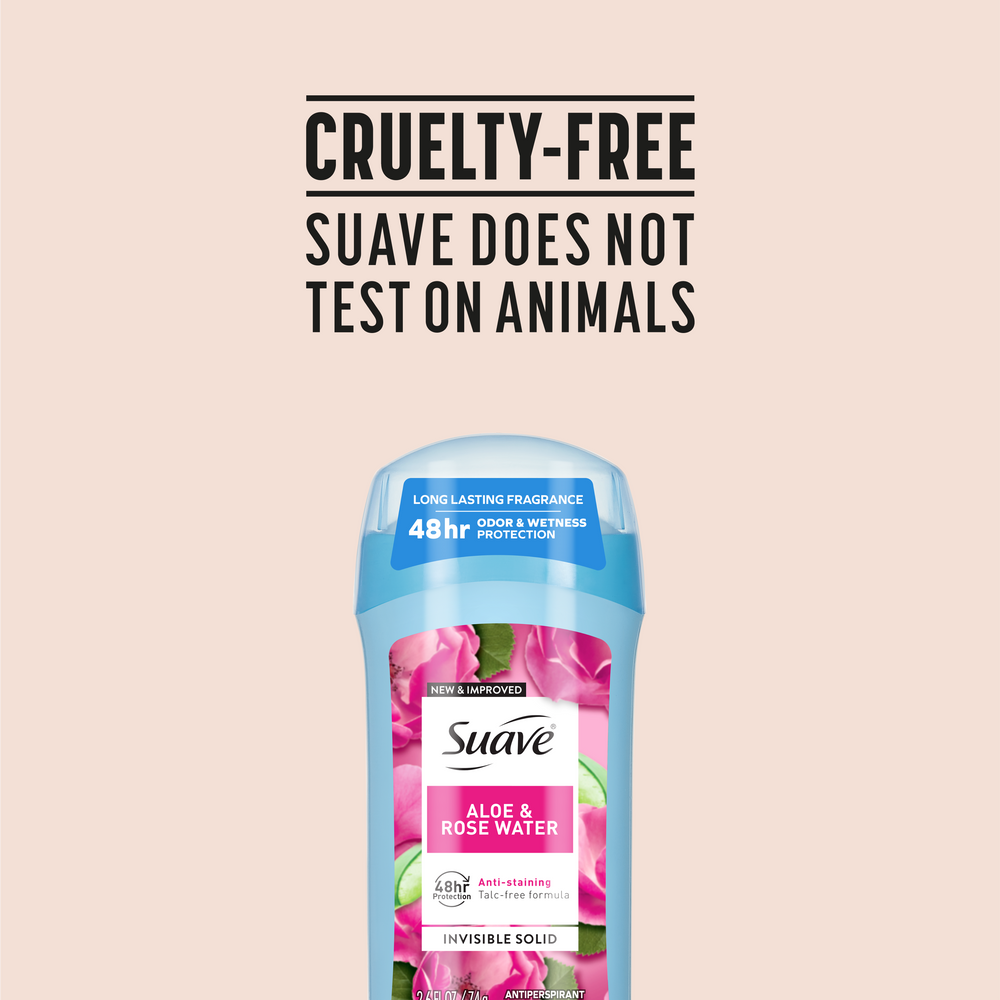 
                  
                    Aloe & Rosewater Invisible Solid Antiperspirant Deodorant Stick
                  
                