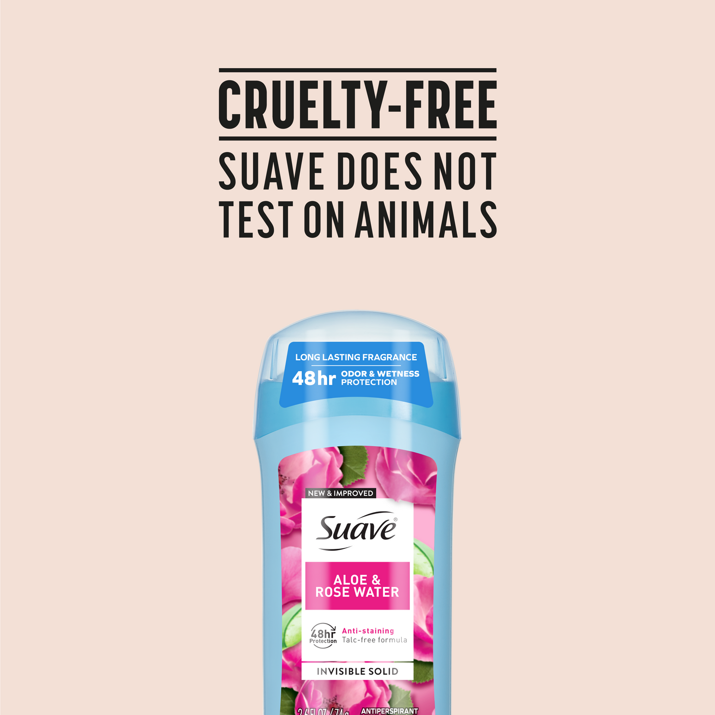 
                  
                    Aloe & Rosewater Invisible Solid Antiperspirant Deodorant Stick
                  
                