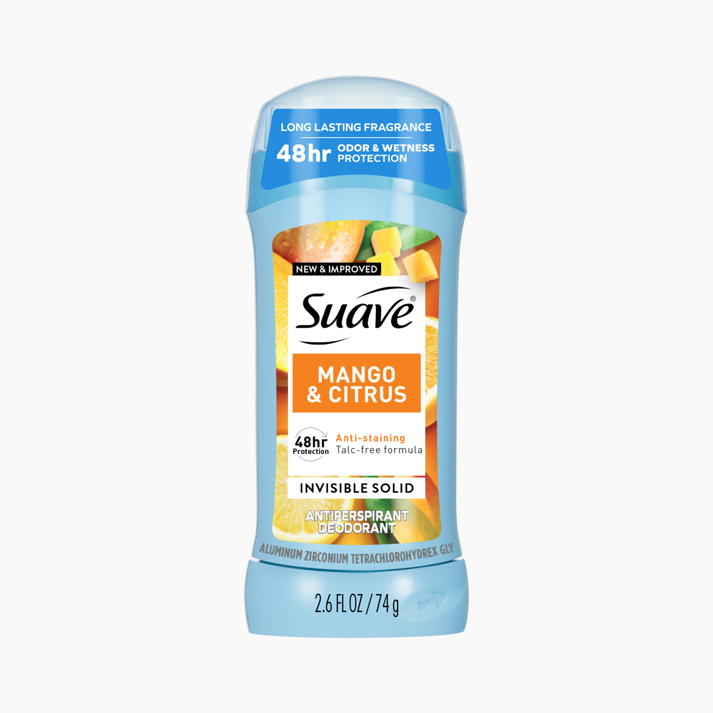 Mango and Citrus Invisible Solid Antiperspirant Deodorant Stick