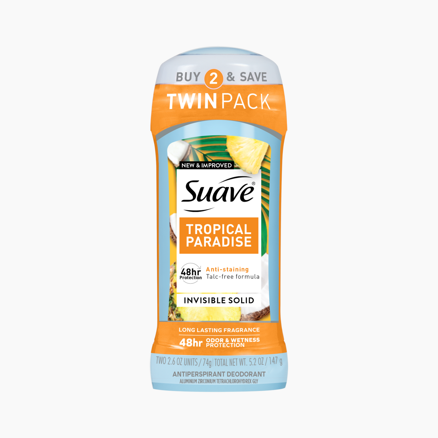 
                  
                    Tropical Paradise Invisible Solid Antiperspirant Deodorant Stick
                  
                