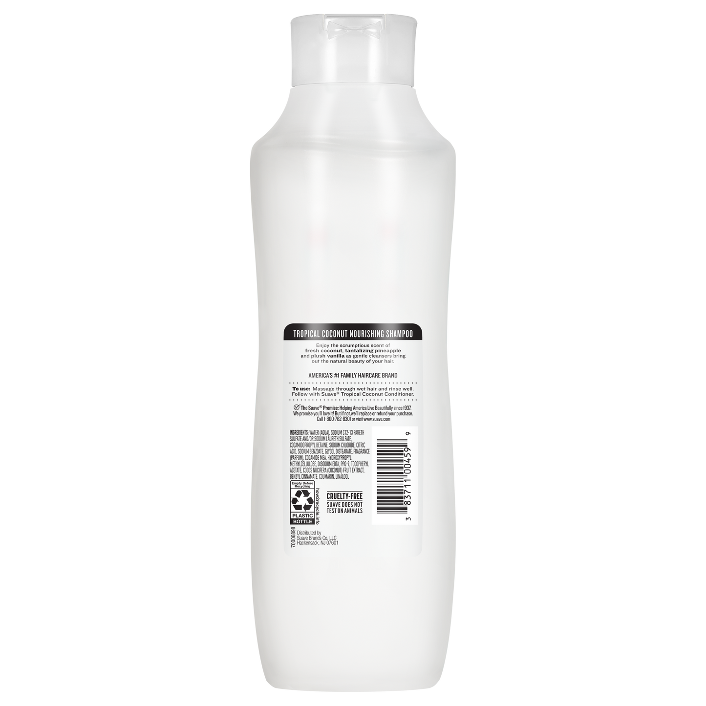 Champú de coco tropical