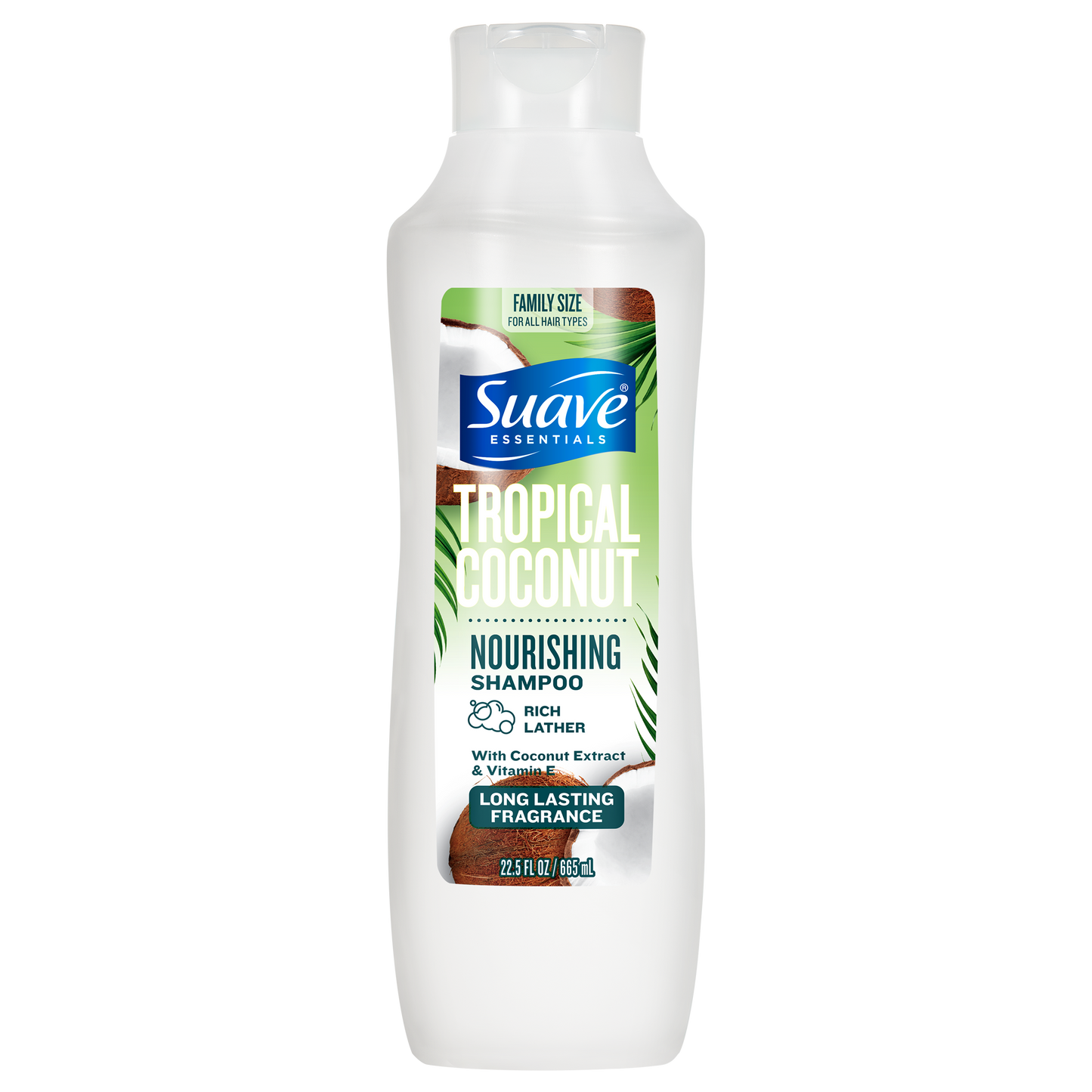 Champú de coco tropical