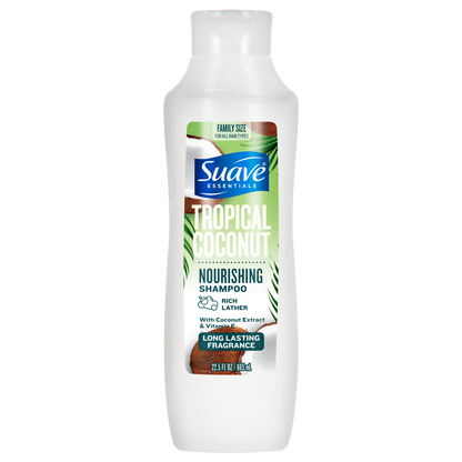 Champú de coco tropical