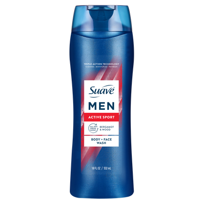 Gel de baño deportivo energizante + limpiador facial