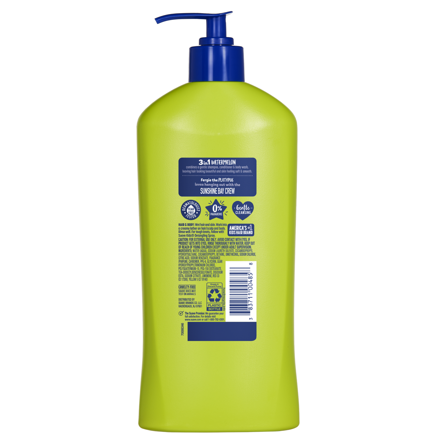 Watermelon Wonder 3-in-1 Shampoo, Conditioner, Body Wash