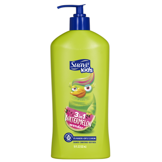 Watermelon Wonder 3-in-1 Shampoo, Conditioner, Body Wash