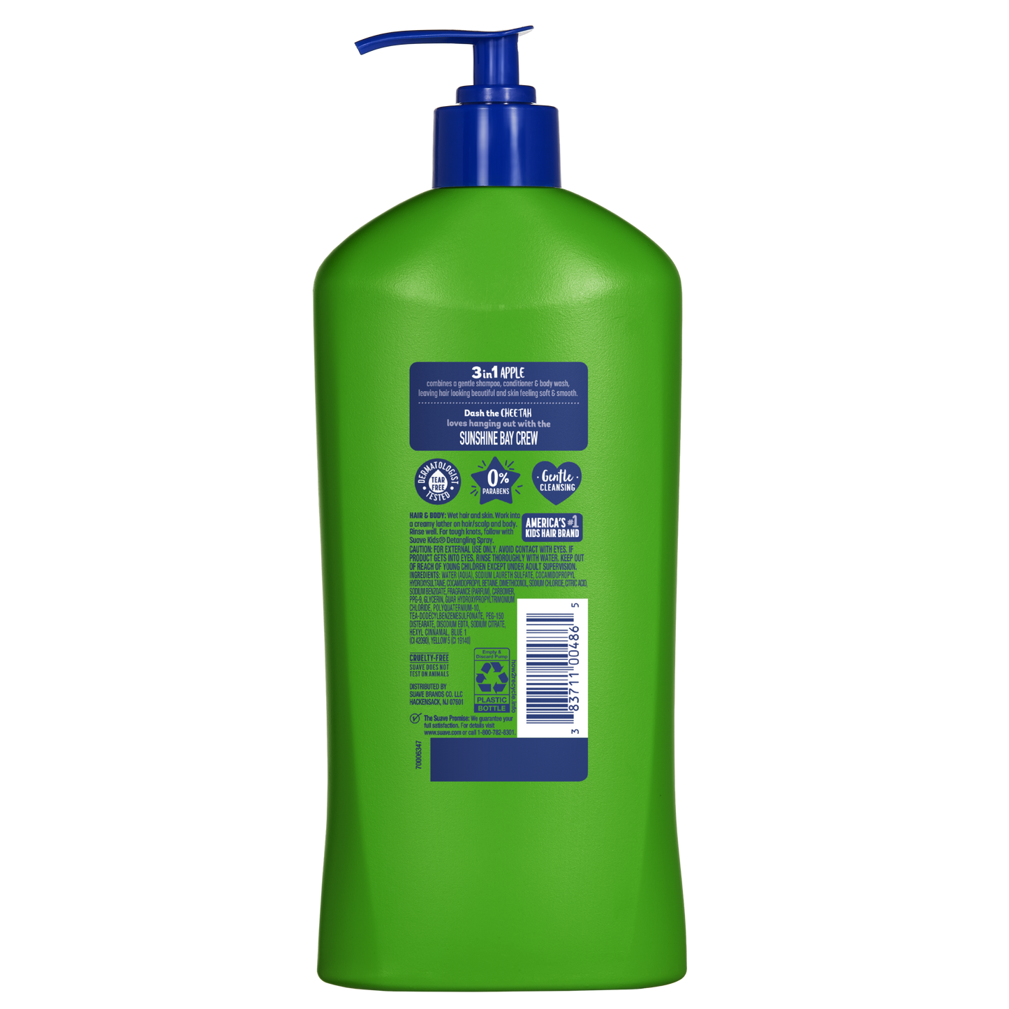 Silly Apple 3-in-1 Shampoo, Conditioner, Body Wash