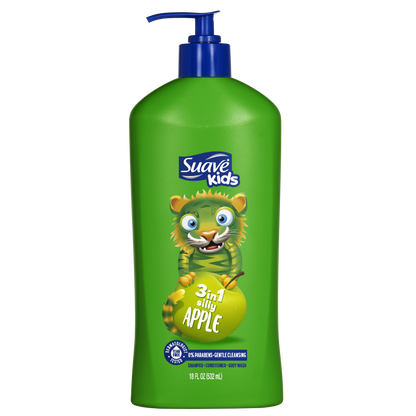 Silly Apple 3-in-1 Shampoo, Conditioner, Body Wash