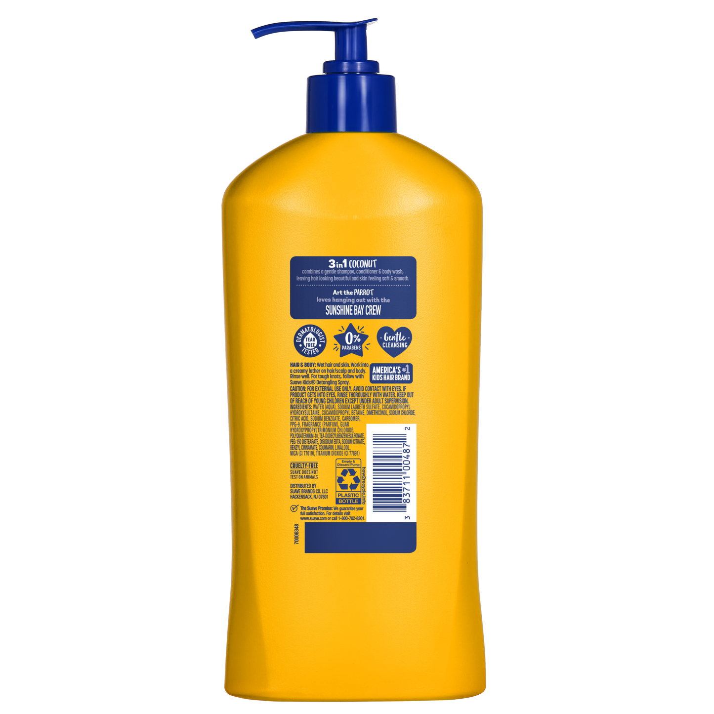 Coconut Splash 3-in-1 Shampoo, Conditioner, Body Wash