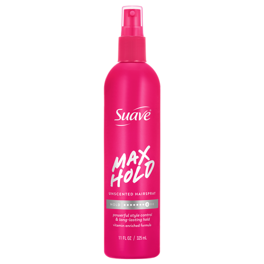 Laca para el cabello sin perfume, fijación máxima y sin aerosol.