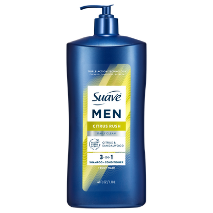 Men's Citrus Rush 3-in-1 Shampoo, Conditioner, &  Body Wash